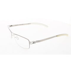 Mykita Unisex Eyeglasses - Pearl Metal Rectangular Full Rim Frame | NO1-MARA-PEARL 009