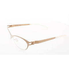 Mykita Unisex Eyeglasses - Nude Metal Cat Eye Full Rim Frame | MINT-NANAMI-NUDE-DEMO