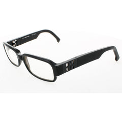 Mykita Unisex Eyeglasses - Black Plastic Rectangular Shape Frame | NO2-NICO-BLACK 001