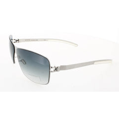 Mykita Unisex Sunglasses - Silver Line Cat Eye Frame | NO1 SUN-LINDA-SILVER LINE 007