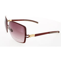Mykita Unisex Sunglasses - Purple Red Square Frame | NO1 SUN-PENELOPE-PURPLE RED F5