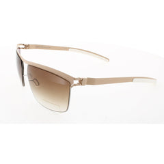 Mykita Unisex Sunglasses - Silver Nude Cat Eye Frame | NO1 SUN-TIAGO-SILVER NUDE 106