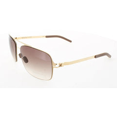Mykita Unisex Sunglasses - Glossy Gold Square Frame | NO1 SUN-TROY-GLOSSY GOLD 013