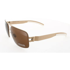 Mykita Unisex Sunglasses - Nude Metal Pilot Full Rim Frame | NO1 SUN-TYRONE-NUDE 094