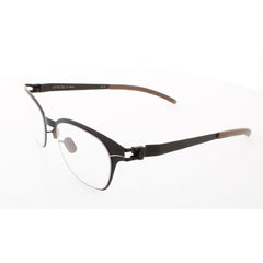 Mykita Unisex Eyeglasses - Dark Brown Square Frame | NO1-BECKY-DARK BRN-DEMO COL 149