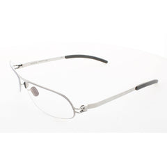 Mykita Unisex Eyeglasses - Silver Metal Oval Full Rim Frame | NO1-EDDY-SILVER-DEMO