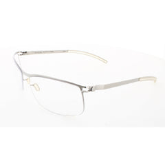 Mykita Unisex Eyeglasses - Pearl Metal Cat Eye Full Rim Frame | NO1-JACQUES-PEARL 009