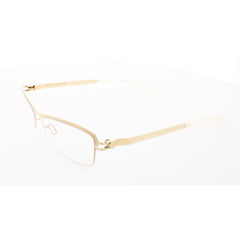 Mykita Unisex Eyeglasses - Gold Metal Cat Eye Shape Full Rim Frame | NO1-JADE-GOLD 003