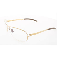 Mykita Unisex Eyeglasses - Gold Oval Full Rim Frame | NO1-LAURENT-GOLD-DEMO COL 003