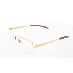 Mykita Unisex Eyeglasses - Gold Metal Cat Eye Full Rim Frame | NO1-LINDY-GOLD-DEMO