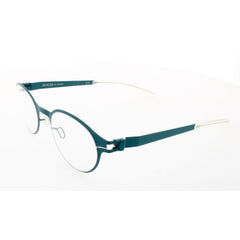 Mykita Unisex Eyeglasses - Ocean Green Metal Round Frame | NO1-MARTHA-OCEANGREEN-DEMO
