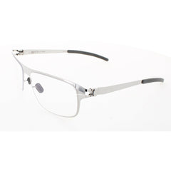 Mykita Unisex Eyeglasses - Shiny Silver Metal Frame | NO1-SPIROS-SHINYSILVER COL 051