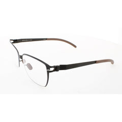 Mykita Unisex Eyeglasses - Dark Brown Metal Square Frame | NO1-PAREN-DARK-BROWN 149