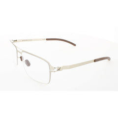 Mykita Unisex Eyeglasses - Champagne Metal Square Frame | NO1-PARKER-CHAMPAGNE 142