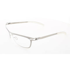 Mykita Unisex Eyeglasses - Pearl Metal Rectangular Frame | DECADES-ROSE-PEARL 009