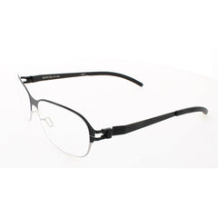 Mykita Unisex Eyeglasses - Silver Black Square Full Rim | MINT-TORU-SILVER-BLACK 052