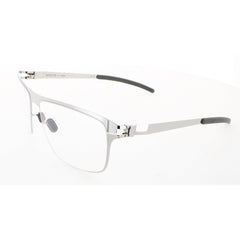 Mykita Unisex Eyeglasses - Shiny Silver Square Frame | NO1-YANNIS-SHINNY-SILVER 051