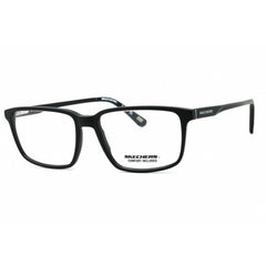 Skechers Men's Eyeglasses - Matte Black Acetate Rectangular Shape Frame | SE3341 002