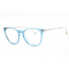Tommy Hilfiger Women's Eyeglasses - Blue Plastic Cat Eye Full Rim | TH 1881 0PJP 00
