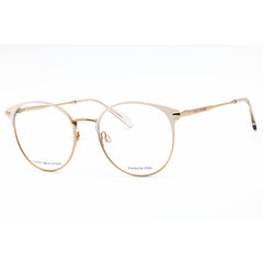 Tommy Hilfiger Women's Eyeglasses - Ivory Gold Metal Round Frame | TH 1959 025A 00