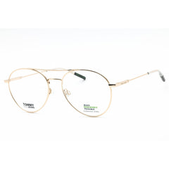 Tommy Hilfiger Unisex Eyeglasses - Gold Metal Aviator Full Rim Frame | TJ 0088 0J5G 00