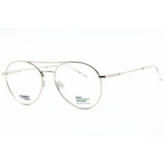 Tommy Hilfiger Unisex Eyeglasses - Palladium Metal Aviator Frame | TJ 0088 0010 00