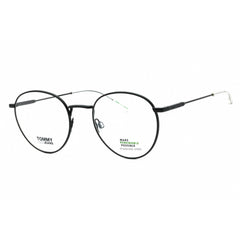 Tommy Hilfiger Unisex Eyeglasses - Black Metal Round Full Rim Frame | TJ 0089 0807 00