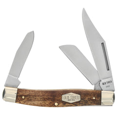 Schrade Folding Knife - Old Timer Custom Senior Desert Ironwood Handle, 4 inch | SC8OTW