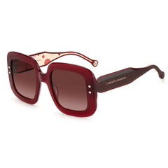 Carolina Herrera Women's Sunglasses - Burgundy Square Shape Frame | CH 0010/S 0LHF/3X