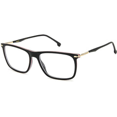 Carrera Men's Eyeglasses - Striped Black Acetate Full Rim Square Frame | 289 0M4P