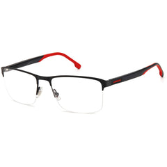 Carrera Men's Eyeglasses - 55mm Matte Black Half Rim Rectangular Frame | 8870 0003 55