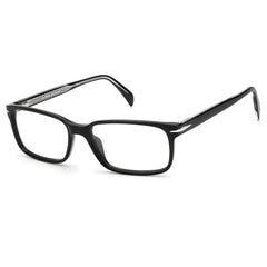 David Beckham Men's Eyeglasses - Black Full Rim Rectangular Shape Frame | DB 1065 0807