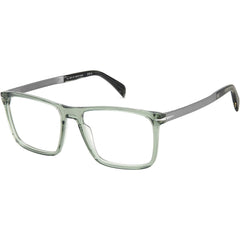 David Beckham Men's Eyeglasses - Green Ruthenium Acetate Square Frame | DB 1094 0R2Z