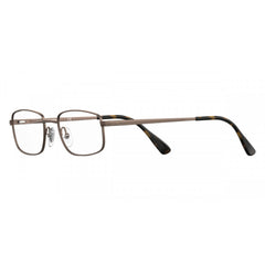 Elasta Men's Eyeglasses - Matte Brown Metal Full Rim Rectangular Frame | E 7240 04IN