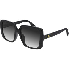Gucci Women's Sunglasses - Black Acetate Full Rim Oversized Shape Frame | GG0632SA 001