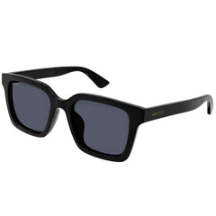 Gucci Unisex Sunglasses - Shiny Black Acetate Full Rim Square Frame | GG1582SK 001