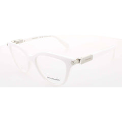 Salvatore Ferragamo Women's Eyeglasses - Ivory Acetate/Cat Eye Frame | SF2972 103