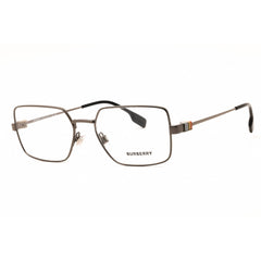 Burberry Men's Eyeglasses - Gunmetal Metal Rectangular Full Rim Frame | 0BE1380 1003