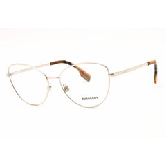 Burberry Women's Eyeglasses - Silver Metal Cat Eye Shape Full Rim Frame | BE1341 1005