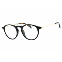David Beckham Men's Sunglasses - Black Gold Plastic Round Frame | DB 1003/G/CS 02M2 T4