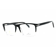 David Beckham Men's Eyeglasses - Black Crystal Rectangular Frame | DB 1020 07C5 00