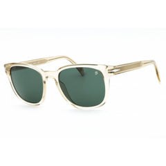 David Beckham Men's Sunglasses - Champagne Plastic Square Full Rim | DB 1062/S HAM