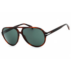 David Beckham Men's Sunglasses - Brown Horn Plastic Pilot Full Rim | DB 1091/S EX4
