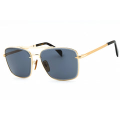 David Beckham Men's Sunglasses - Gold Metal Pilot Full Rim Frame | DB 7093/G/S 0J5G IR