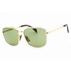 David Beckham Men's Sunglasses - Gold Metal Pilot Full Rim Frame | DB 7093/G/S J5G