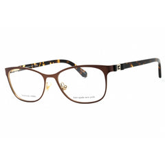 Kate Spade Women's Eyeglasses - Brown Metal Rectangular Full Rim Frame | Jonae 009Q 00