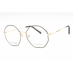 Marc Jacobs Women's Eyeglasses - Gold Black Metal Irregular Frame | MARC 622 0RHL 00