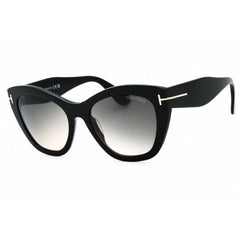 Tom Ford Women's Sunglasses - Shiny Black Acetate Cat Eye Full Rim Frame | FT0940 01B