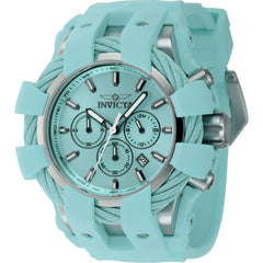 Invicta Men's Watch - Bolt Quartz Chronograph Turquoise Dial Silicone Strap | 45168
