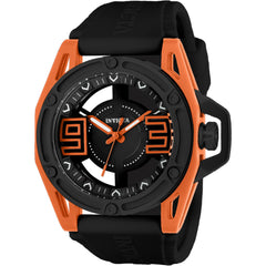 Invicta Men's Watch - Specialty Quartz Orange and Black Case Silicone Strap | 22302